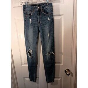 Wild Fable Jeans Sz 00 Highest Rise Skinny Distressed